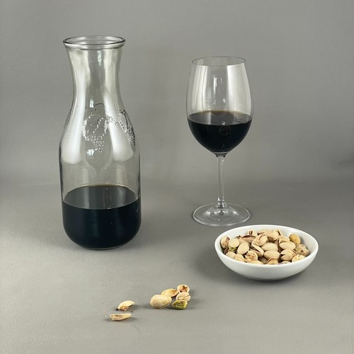 Carafe vin verre motif - carafe,